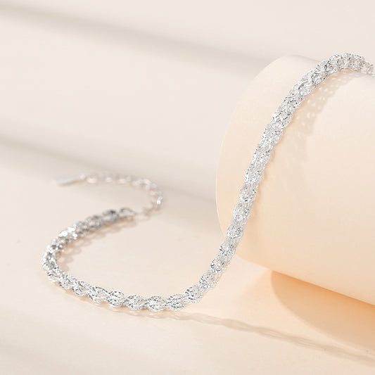 Stunning minimalist/S925 Pure Silver Phoenix Tail Bracelet